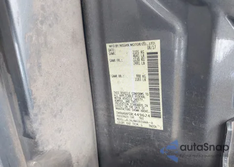 2017 Nissan Maxima 3.5 Platinum from USA, damaged, VIN 1N4AA6AP1HC449624